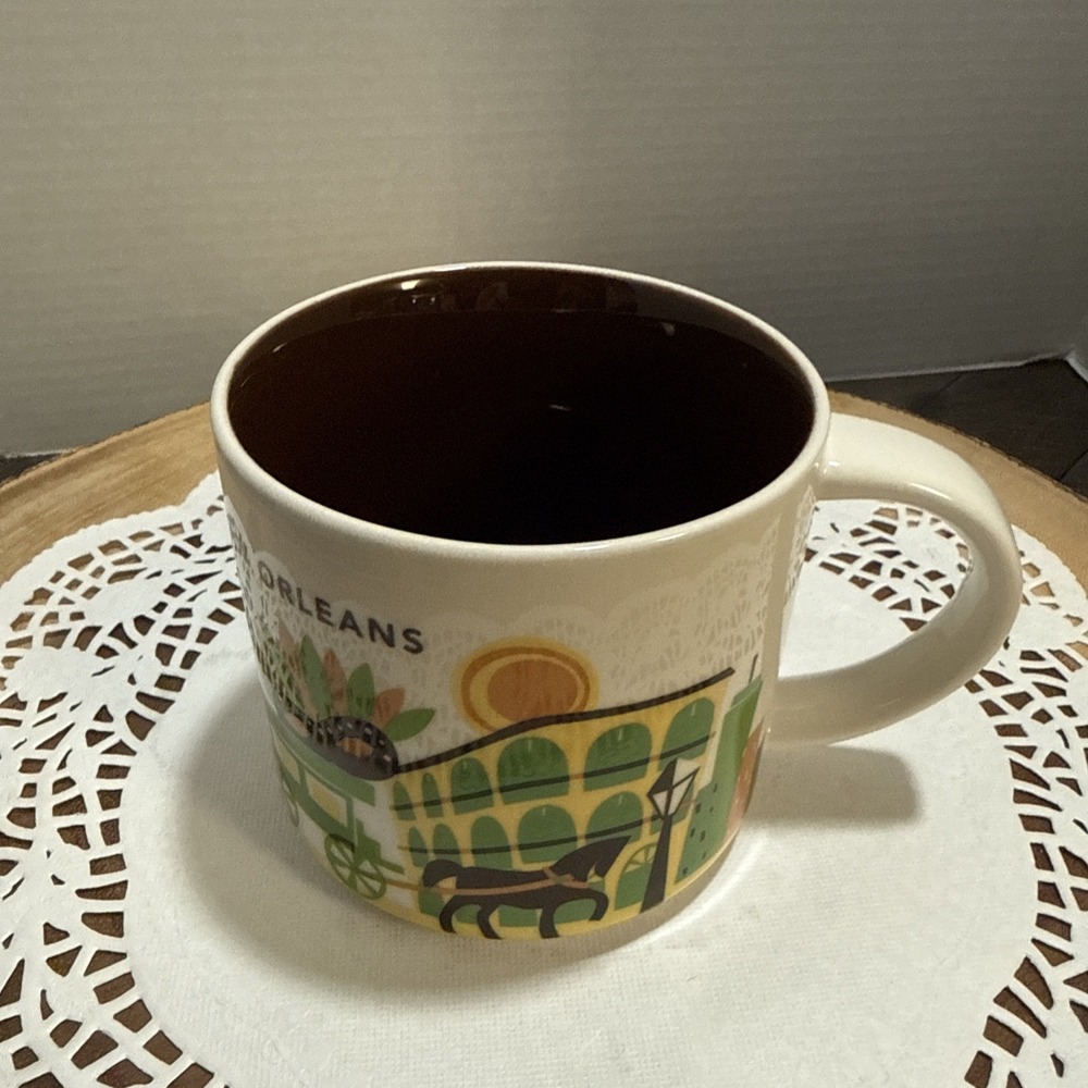 Starbucks You Are Here New Orleans 14 Oz Coffee Mug YAH Collector Series - Picture 2 of 10